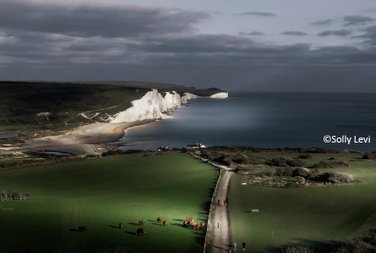 Aerial view of Seven Sisters rocks. Photo by Solly Levi.